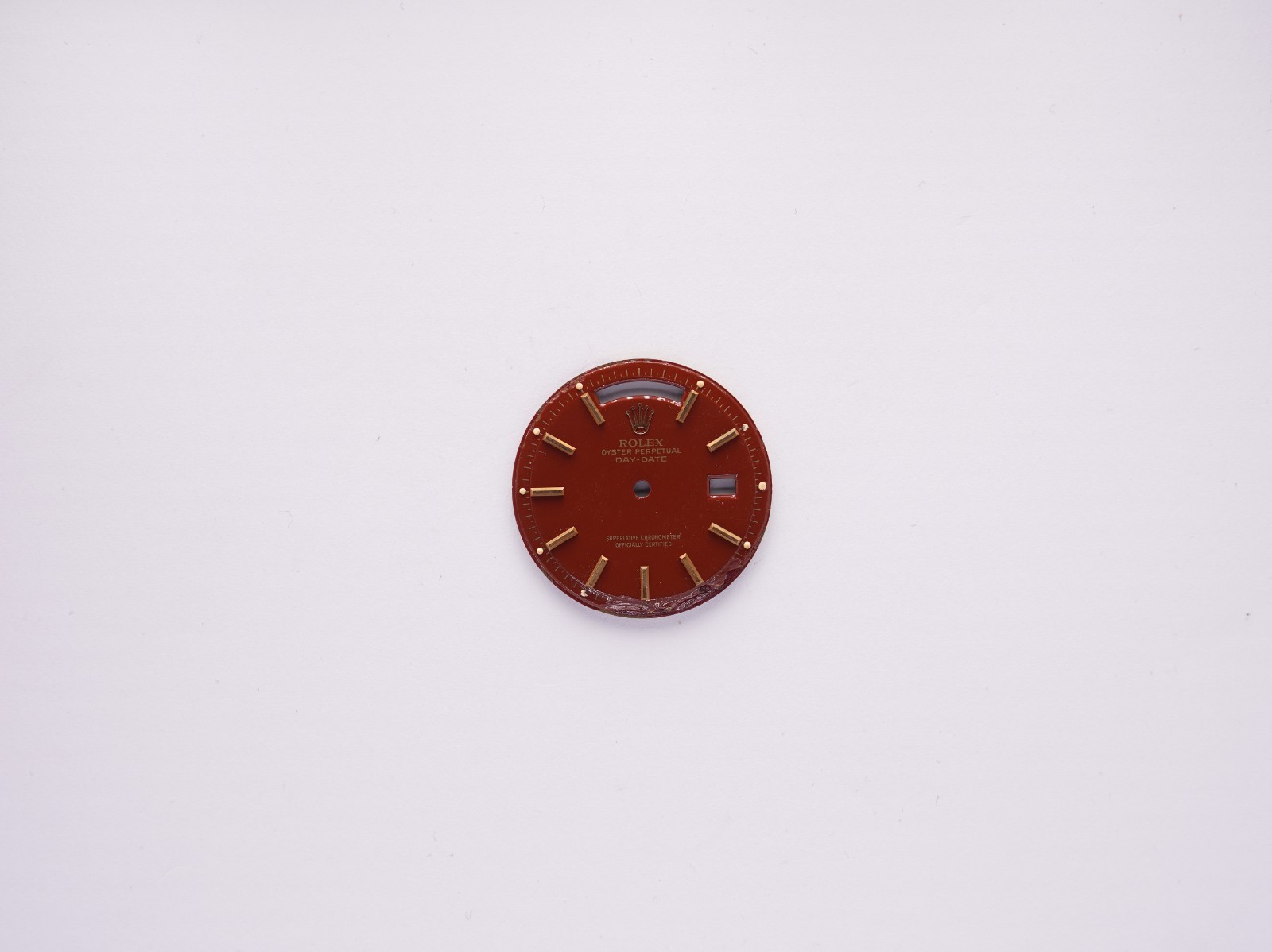 100% Authentic Rolex 1803 Stella Oxblood Dial Day Date