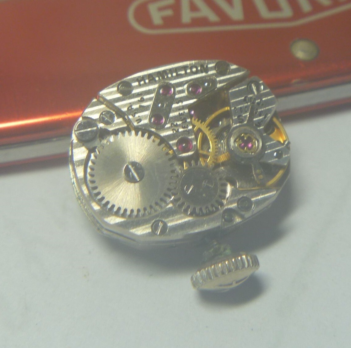 1950 Hamilton Ladies 22 Jewels Caliber 761 Movement 13.2mm Dial Hands- TICKS !!