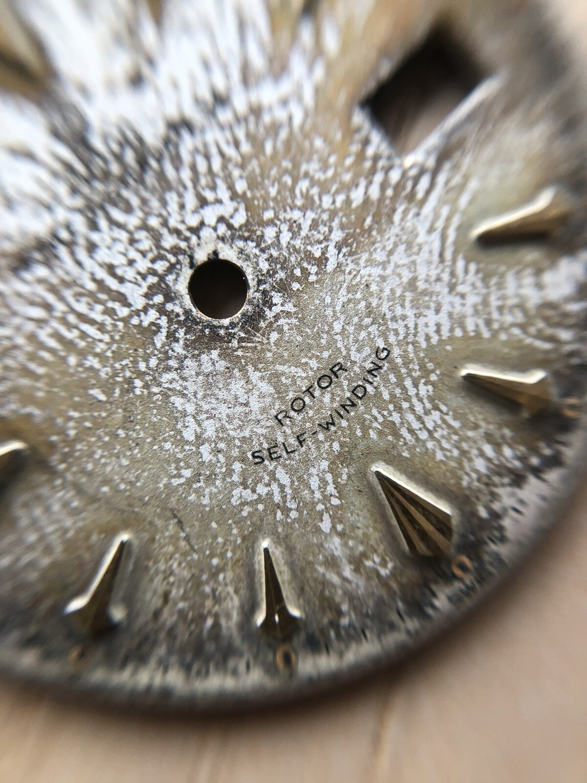 VINTAGE ROLEX TUDOR FINGERPRINT TROPICAL DIAL ALL WRITING for OP DATE 34 Cal 395