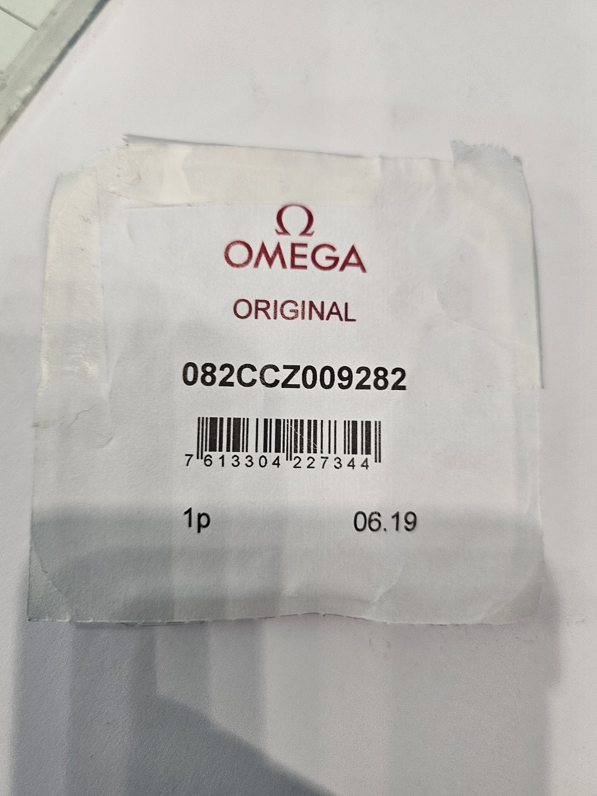 Genuine Omega Seamaster Diver 300M Bezel Insert Black NEW OEM 082CCZ009282