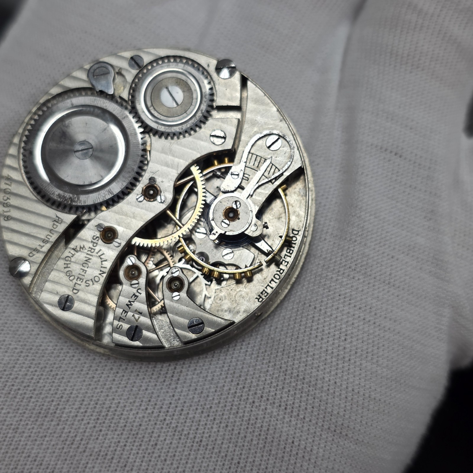 Antique 16s 1917 Illinois 17j Mechanical Pocket Watch Gr 305 Executive Detroit