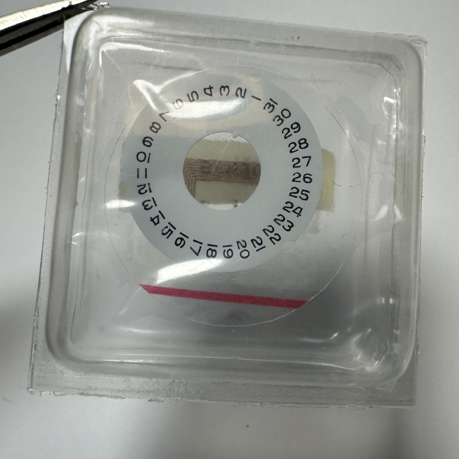 Rolex NOS Date disc for Day Date DayDate 18038 18039 19019 19018 White 3055 5055