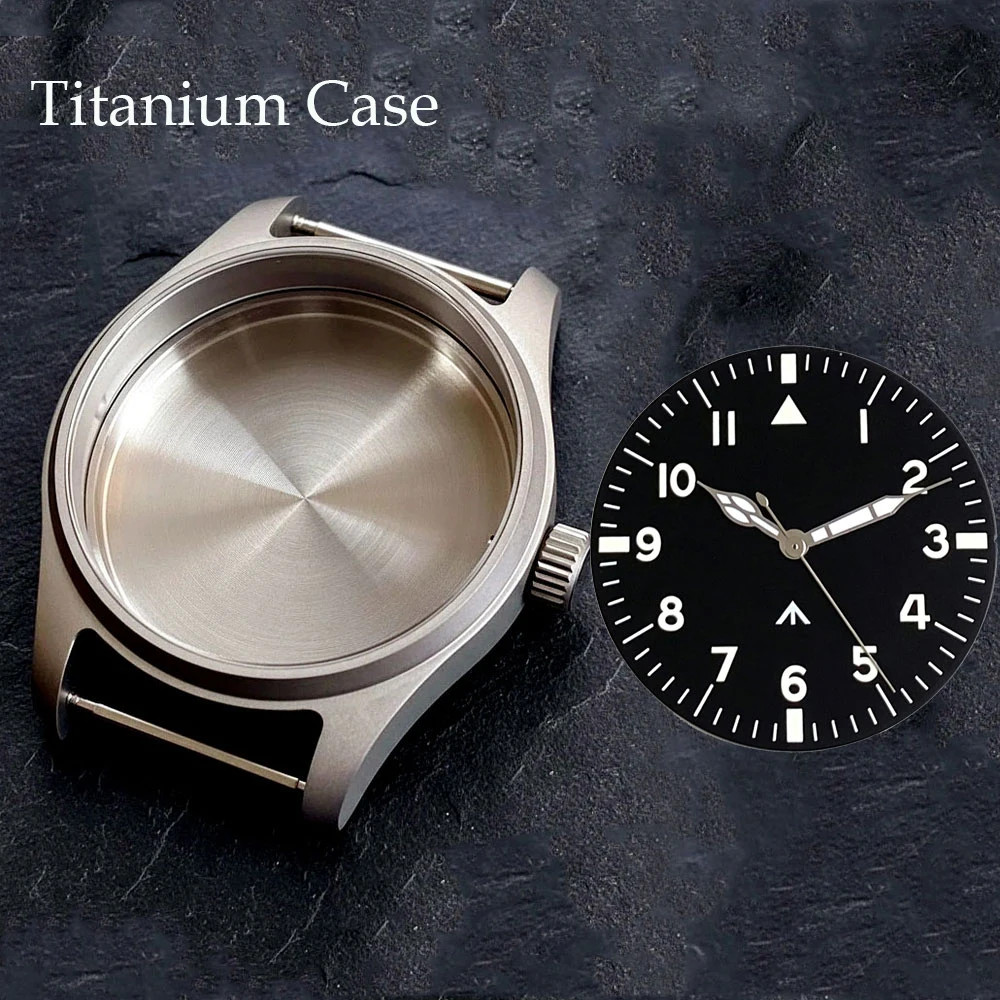 Tandorio Sapphire Glass 20ATM Titanium/Stainless Steel NH35 Diver Watch Mod Case