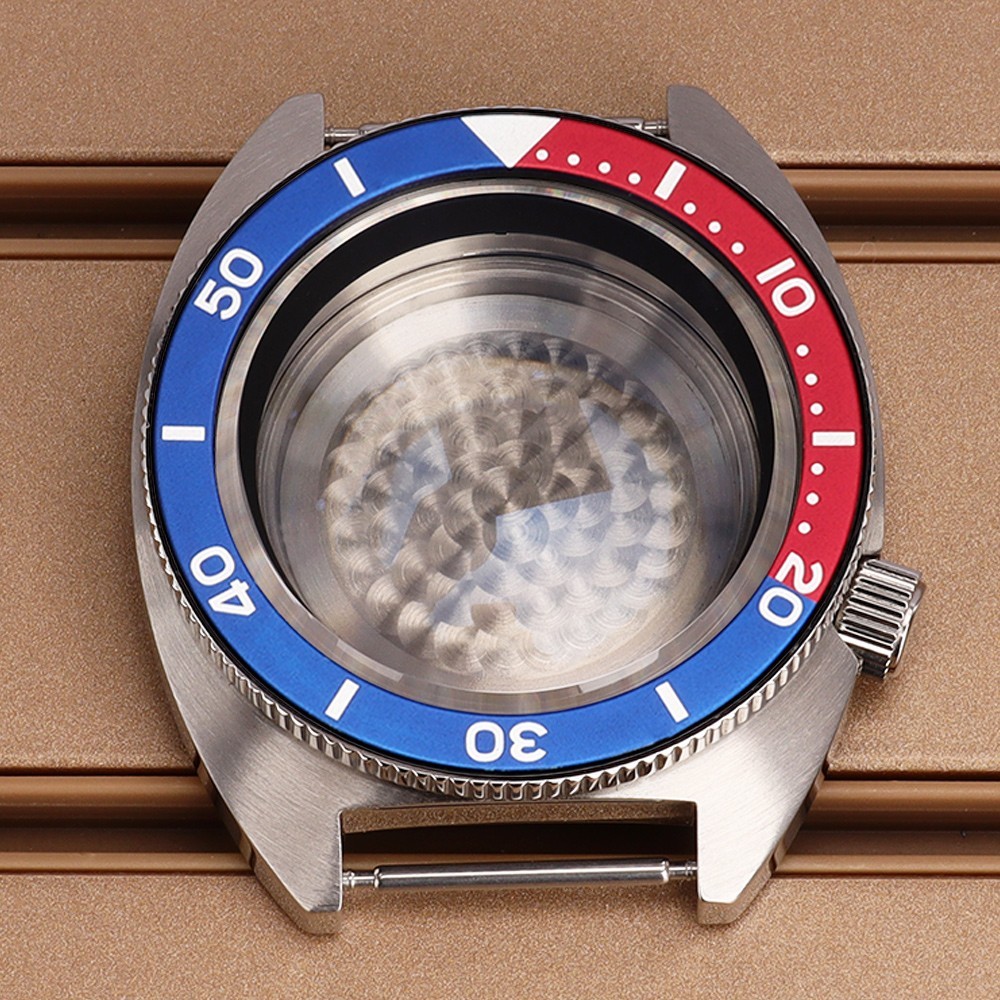 41mm Steel Watch Case Modify turtle Mod Sapphire 10ATM For Seiko NH34 35 NH36 38