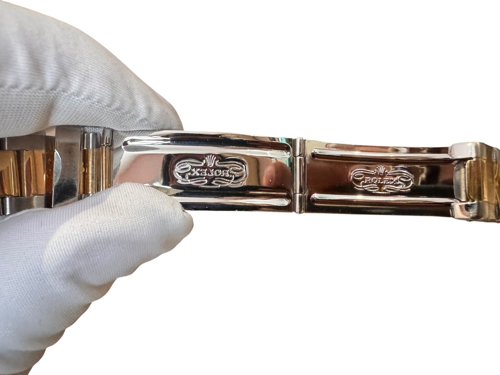 Used 18Kt Steel/Gold Oyster Bracelet for Rolex (code 78393A X1) Stee Bracelet