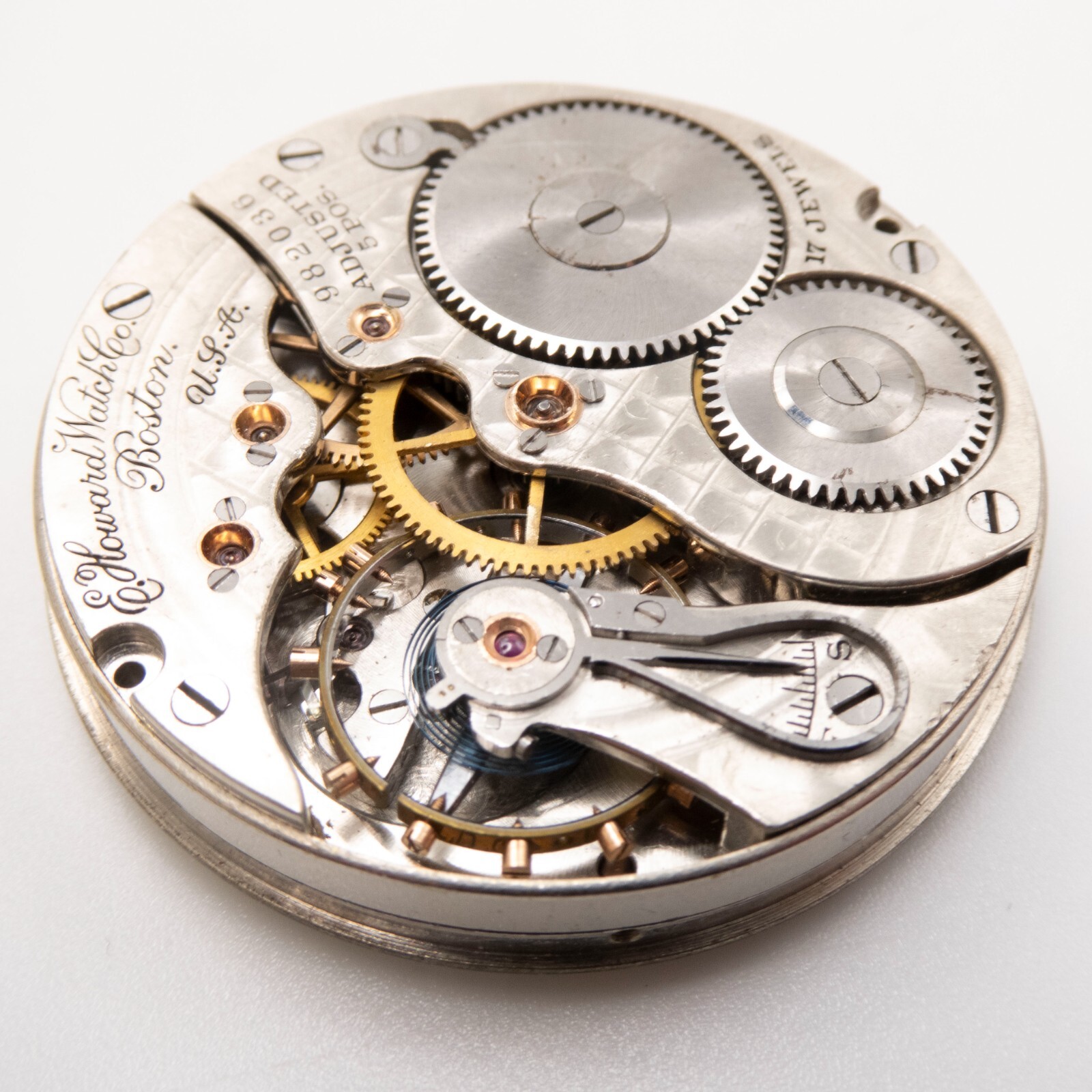 E. Howard Series 4 Model 1905 16-Size 17-Jewel 5-Adjustment Antique Pocket Watch