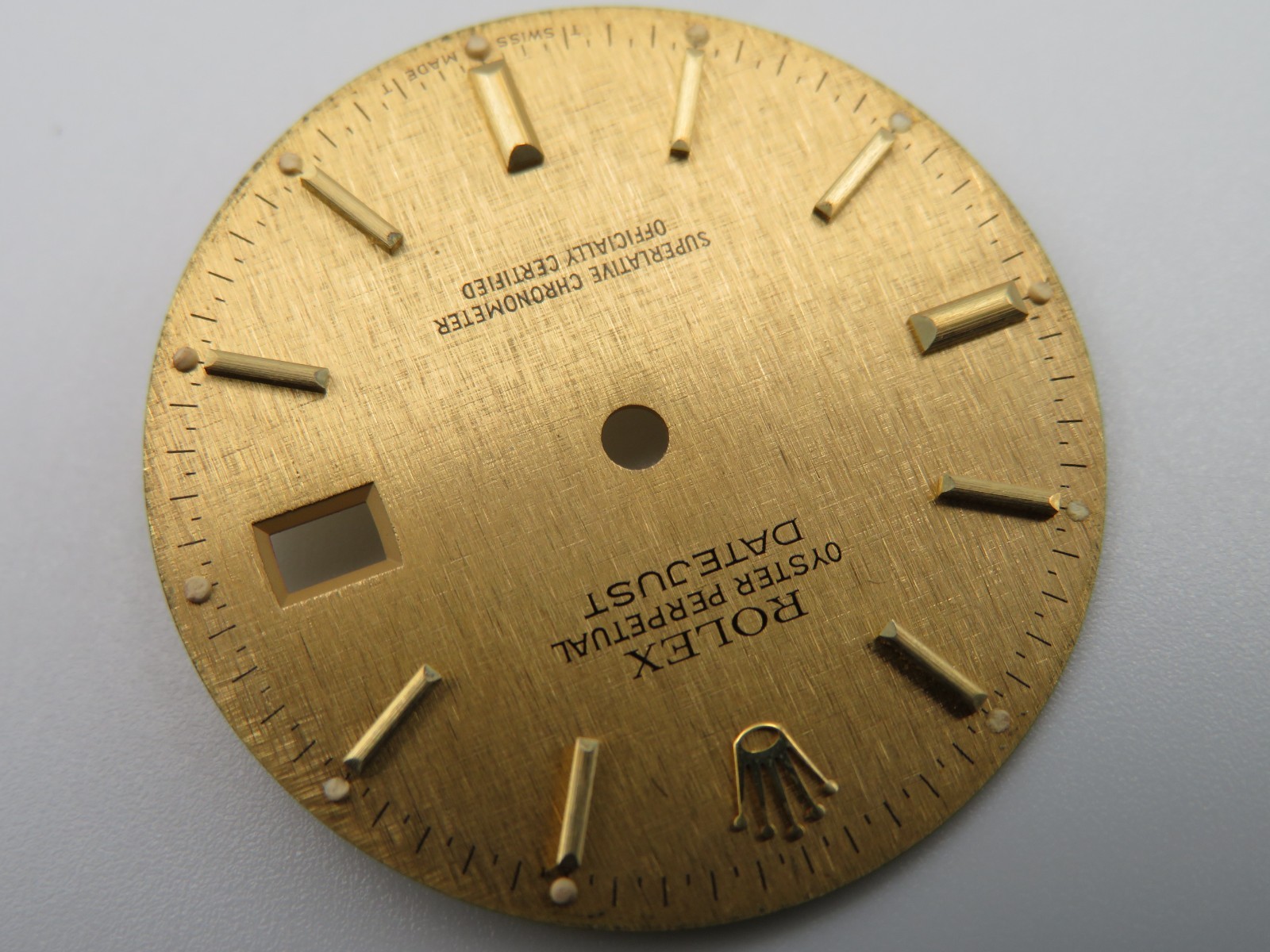 Genuine Rolex Datejust 36mm Linen Dial for 16013, 16203, 16233 Cal. 3035 & 3135
