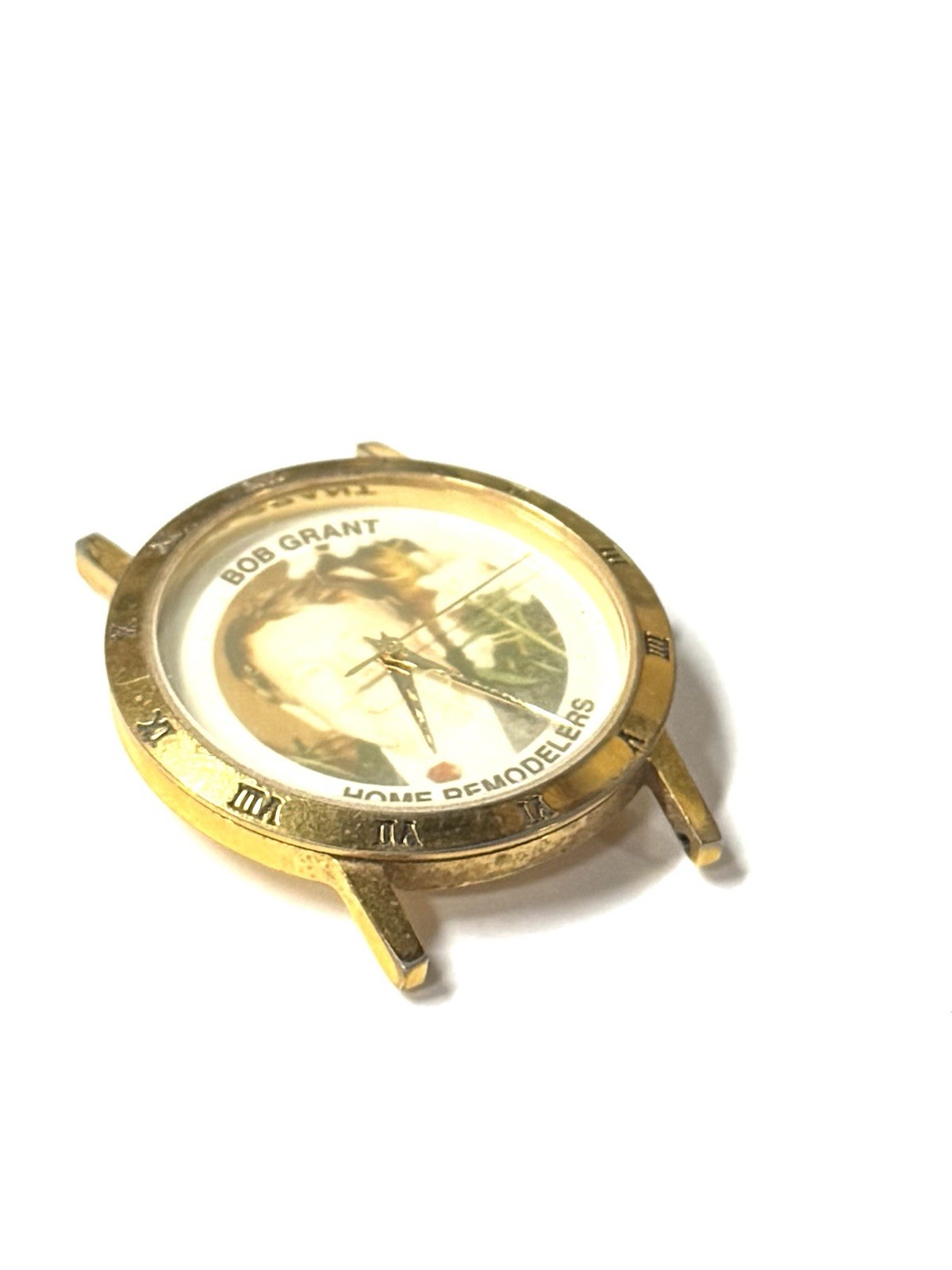 Vintage Image Watches California- Bob Grant Home Remodelers Gold Colored Watch