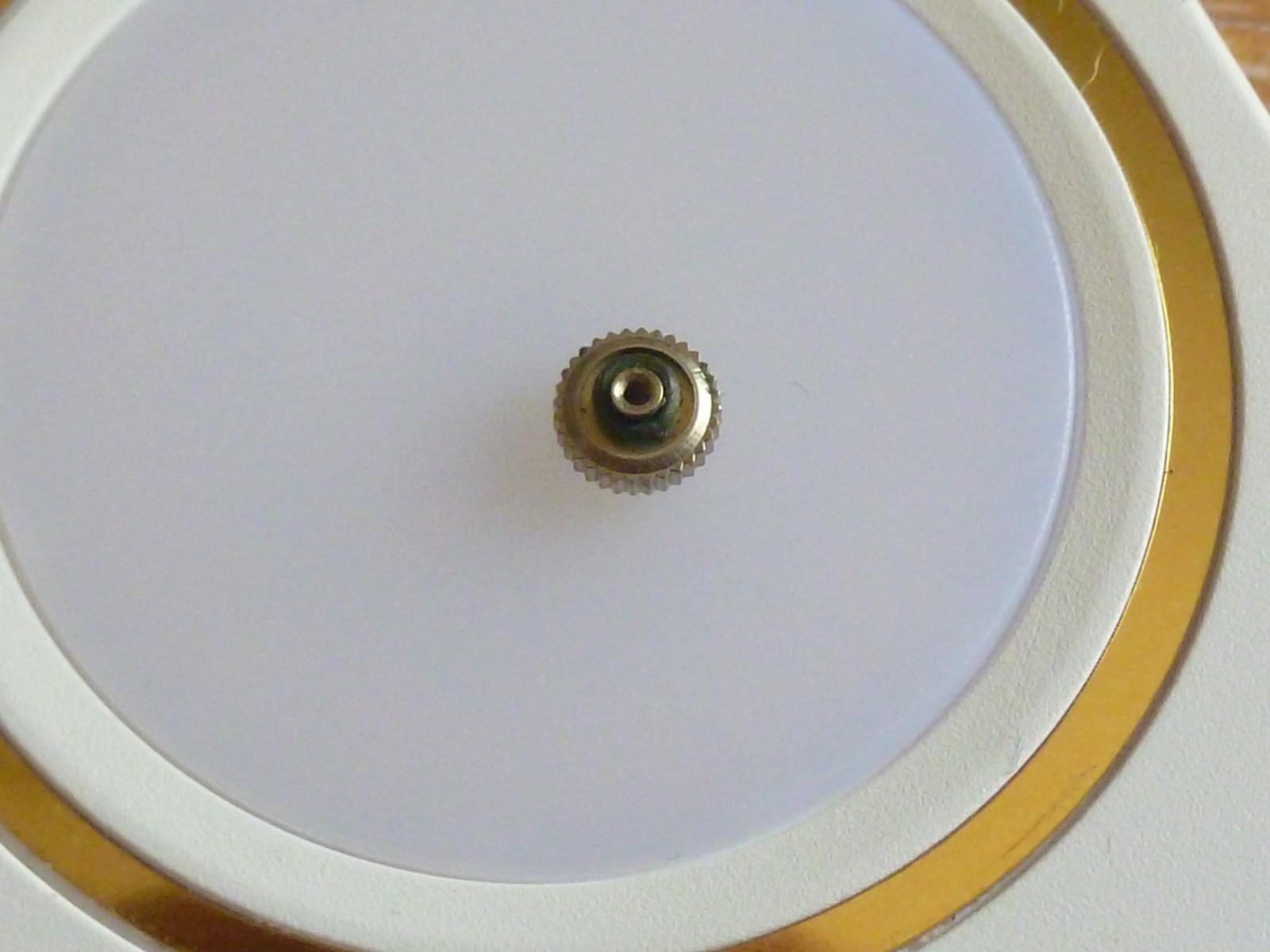Genuine Rolex Cellini White Gold Crown 4.5mm Width & 2.3mm Thickness New Old