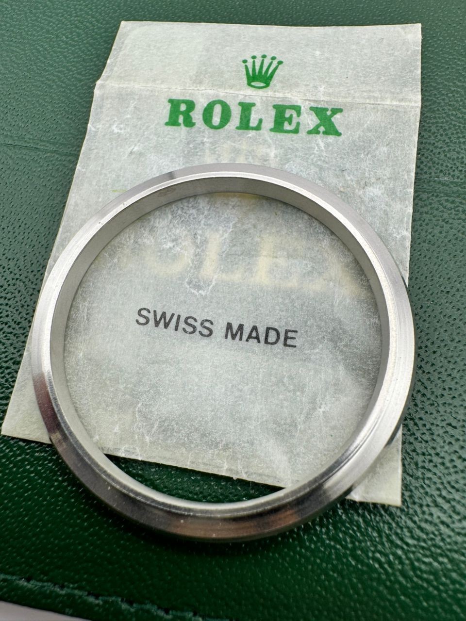 Genuine Rolex Sea Dweller 1665 Retaining Retainer Ring for Crystal Insert Bezel