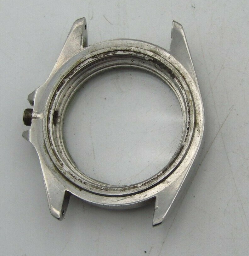 SEIKO DIVER’S WATCH CASE w/ CRYSTAL WATCH PARTS FOR REPAIR ONLY P&R w11