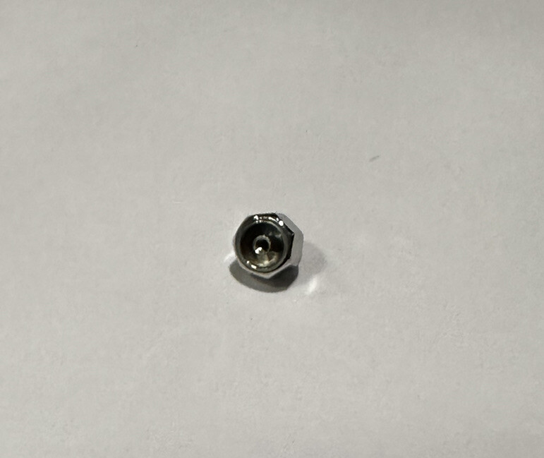 New Generic 4.2mm S/S Water Proof Blue Stone Ladies Crown To Fit Cartier Santos