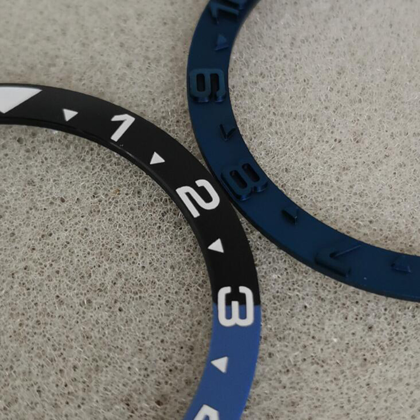 39mm Flat Ceramic/Steel Ring Watch Bezel Insert Ring Watch Accessory Repair Part