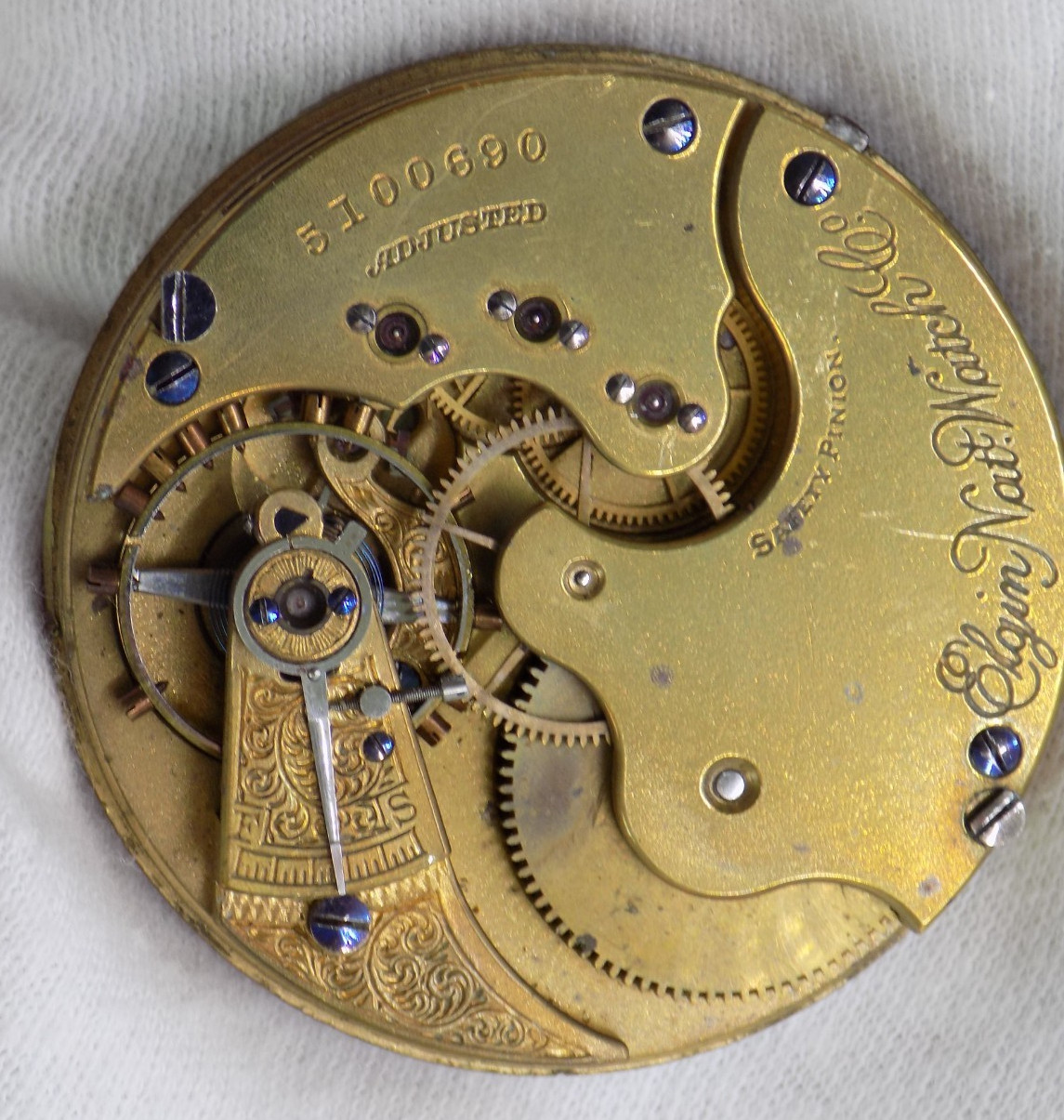1894 Elgin National Watch Co. Grade 3 Model 3 16S 15J Pocket Watch Movement