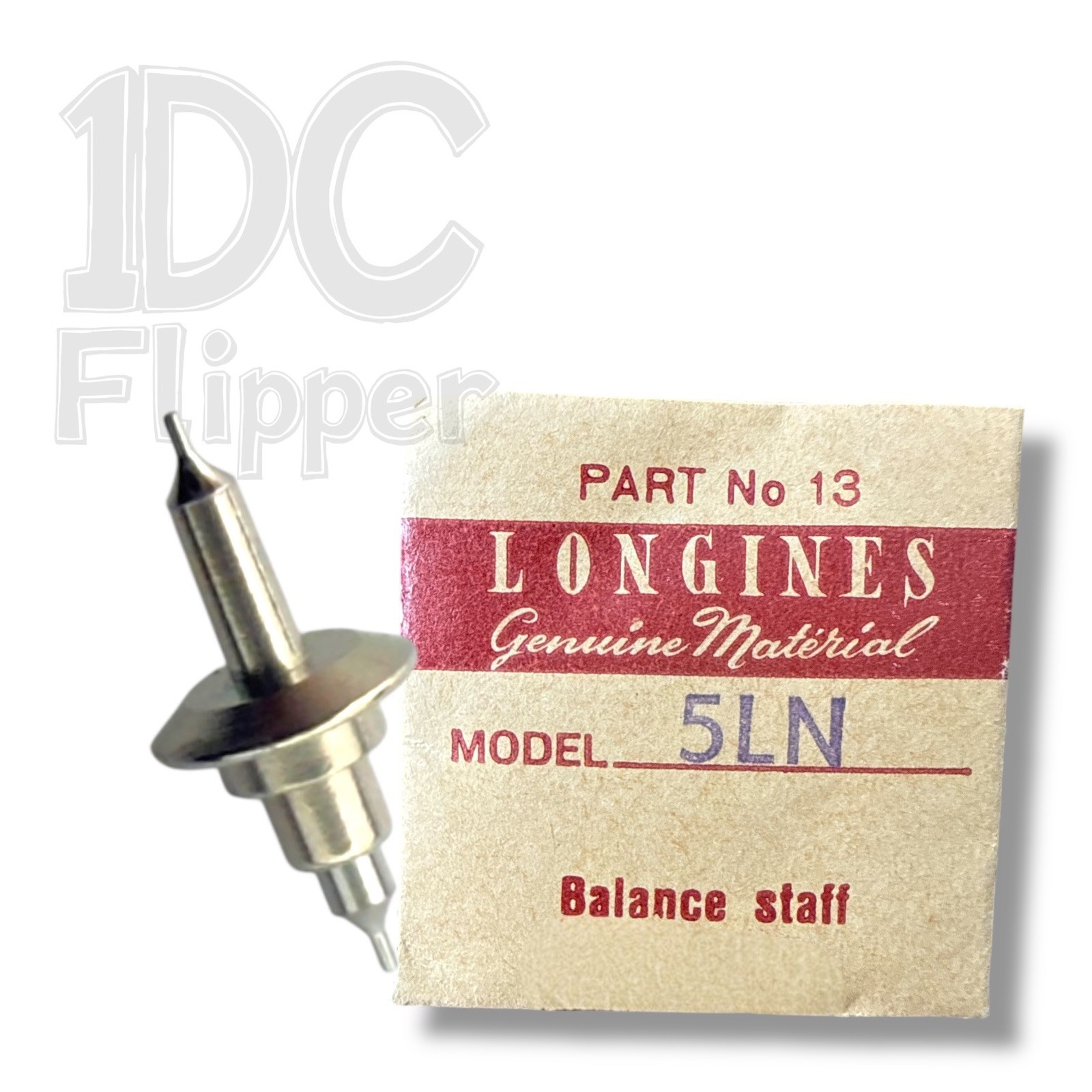 Longines 5LN BALANCE STAFF BestFit 100/492 NOS LON 5LNS, LON 15.18 Read!