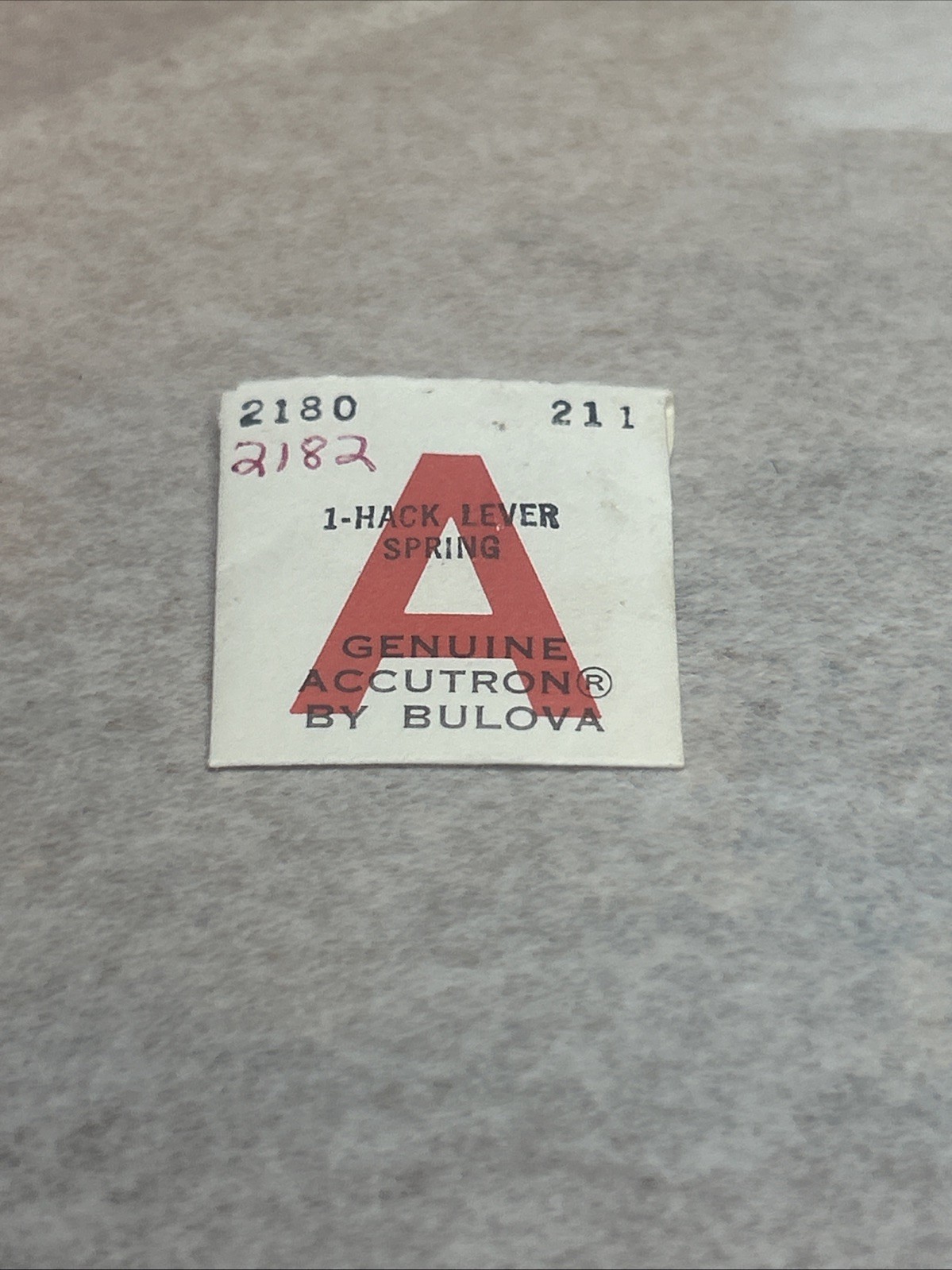 NOS ORIGINAL Bulova Accutron Cal. 2180 Part #211 – Hack Lever Spring
