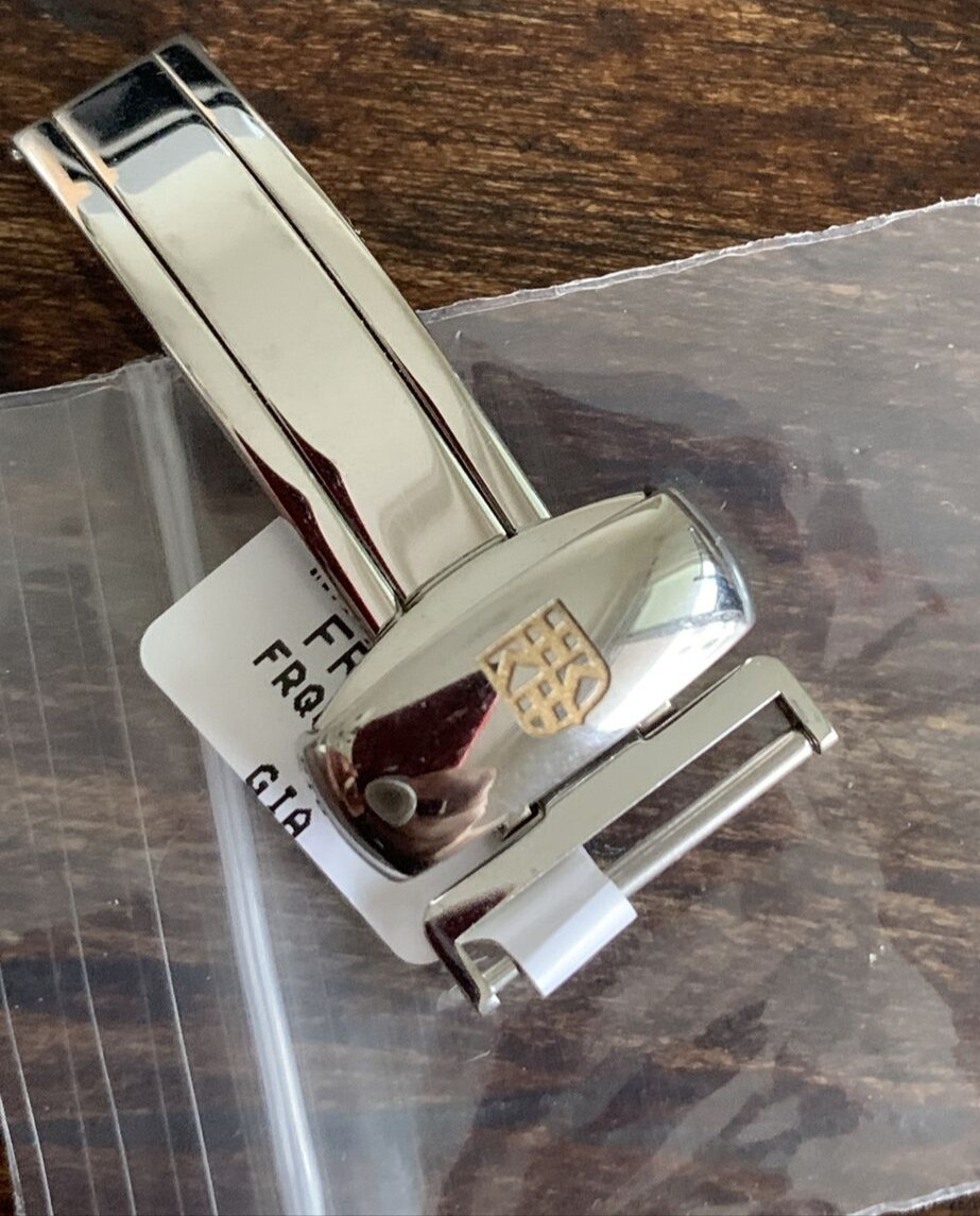 Frederique Constant Watch 16 mm Folding Clasp Buckle 2-Tone Polished S/Steel OEM