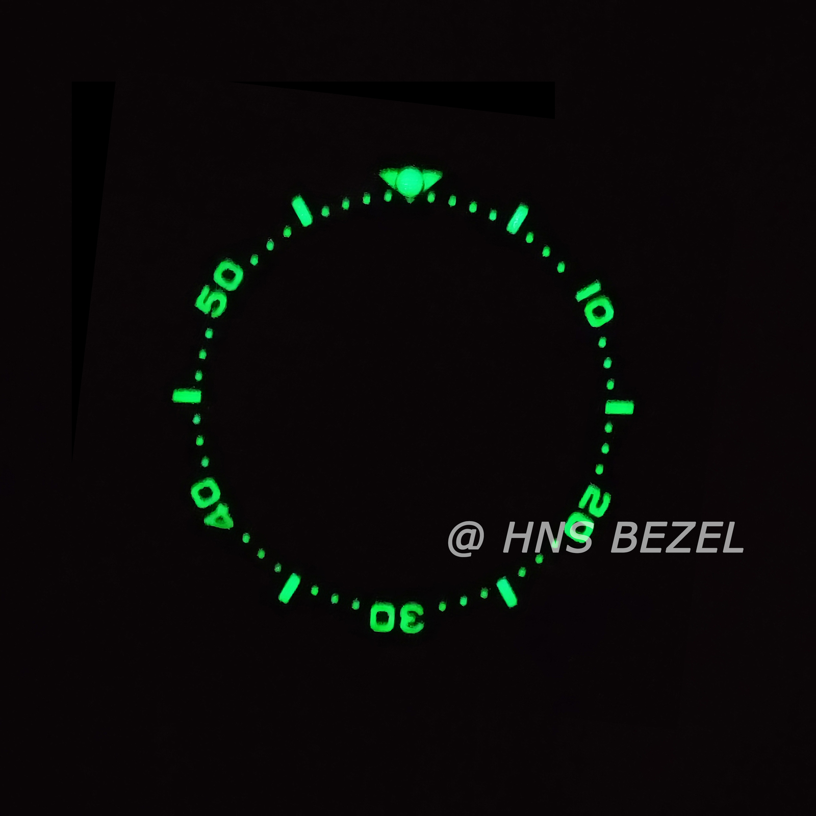 BLUE CERAMIC BEZEL INSERT FOR SEIKO 6309 7040 7049 SUWA TURTLE 6309A FULL LUME