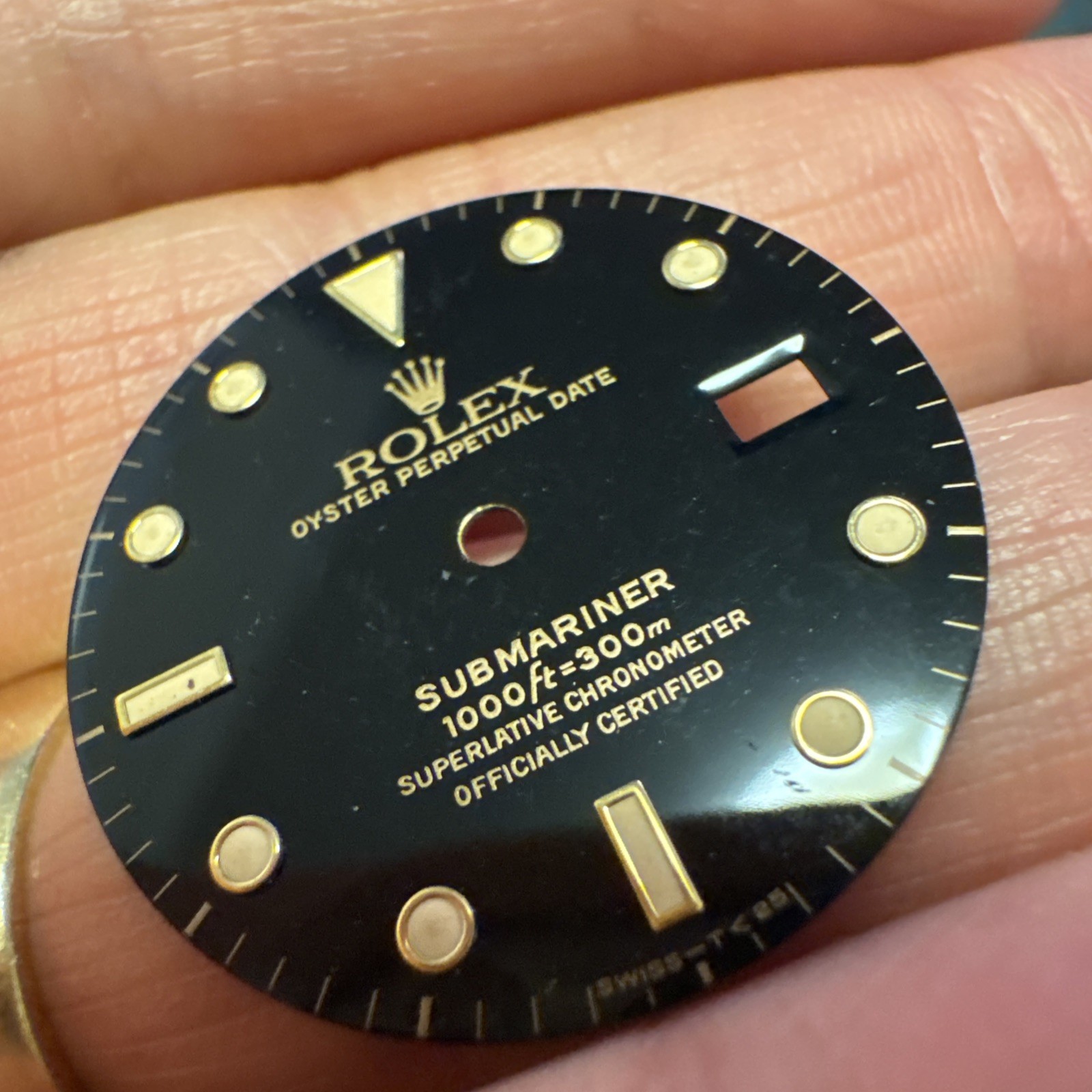 Original Rare Rolex Oyster Submariner 16618 16613 dial excellent condition (S5)