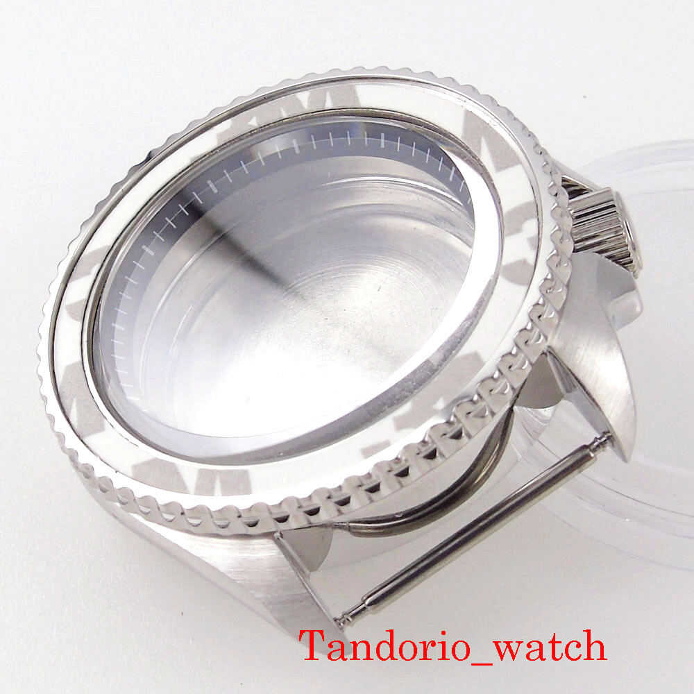 42mm Fit NH35A NH36A SKX007 Watch Case Sapphire Glass Fit 3.8 Crown Blue Chapter