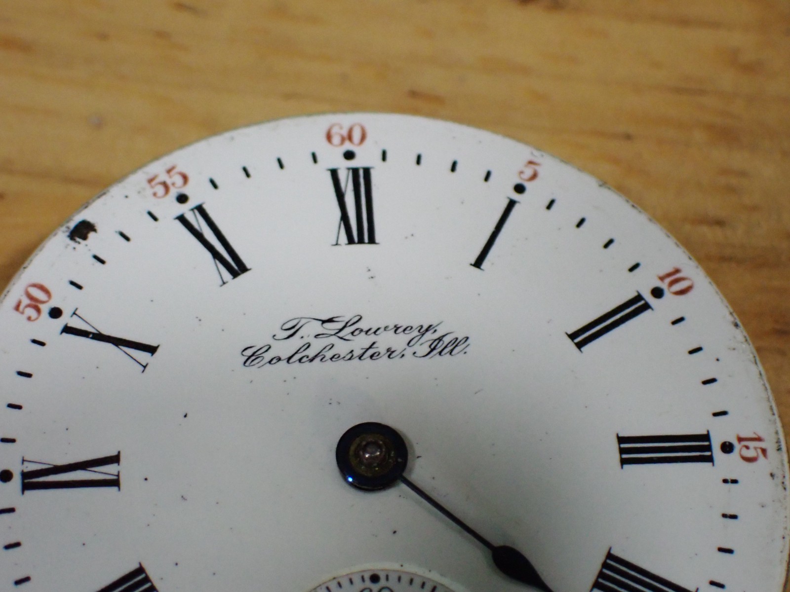 927 Hamilton 17 Jewel Ad Manual Wind Pocket Movement 18s T Lowery Colchester ILL