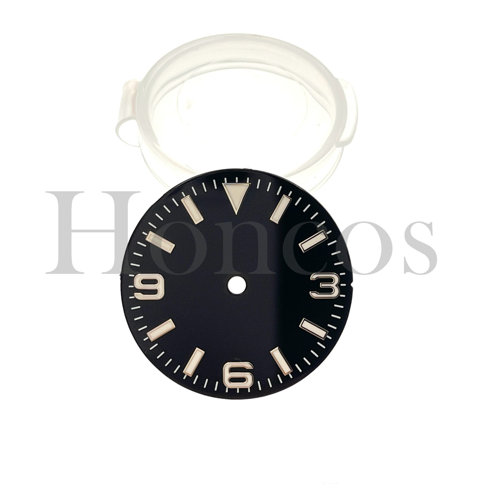 28.50 MM Explorer 369 Multi Black/WT Dial Fits Japan NH35/36/4R/7S Auto Movement