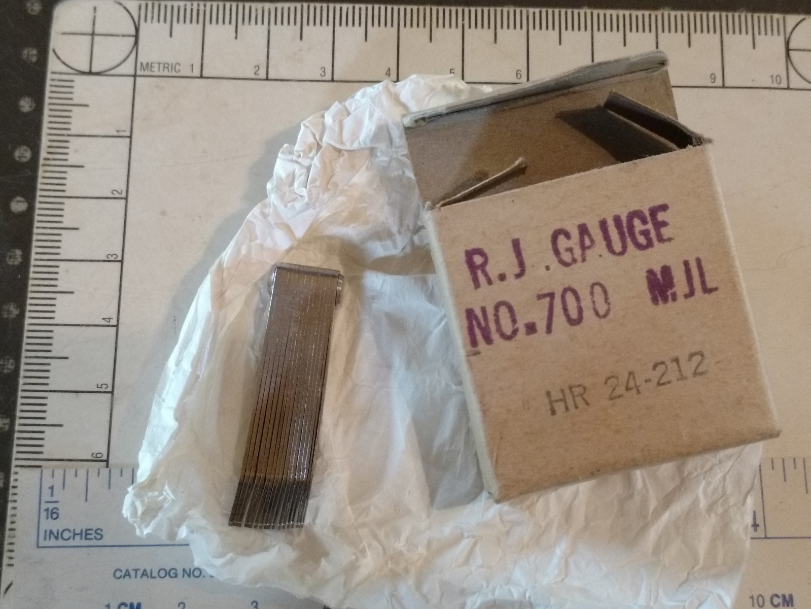 Antique Pocket Watch / Wristwatch Tool: RJ Gauge #700