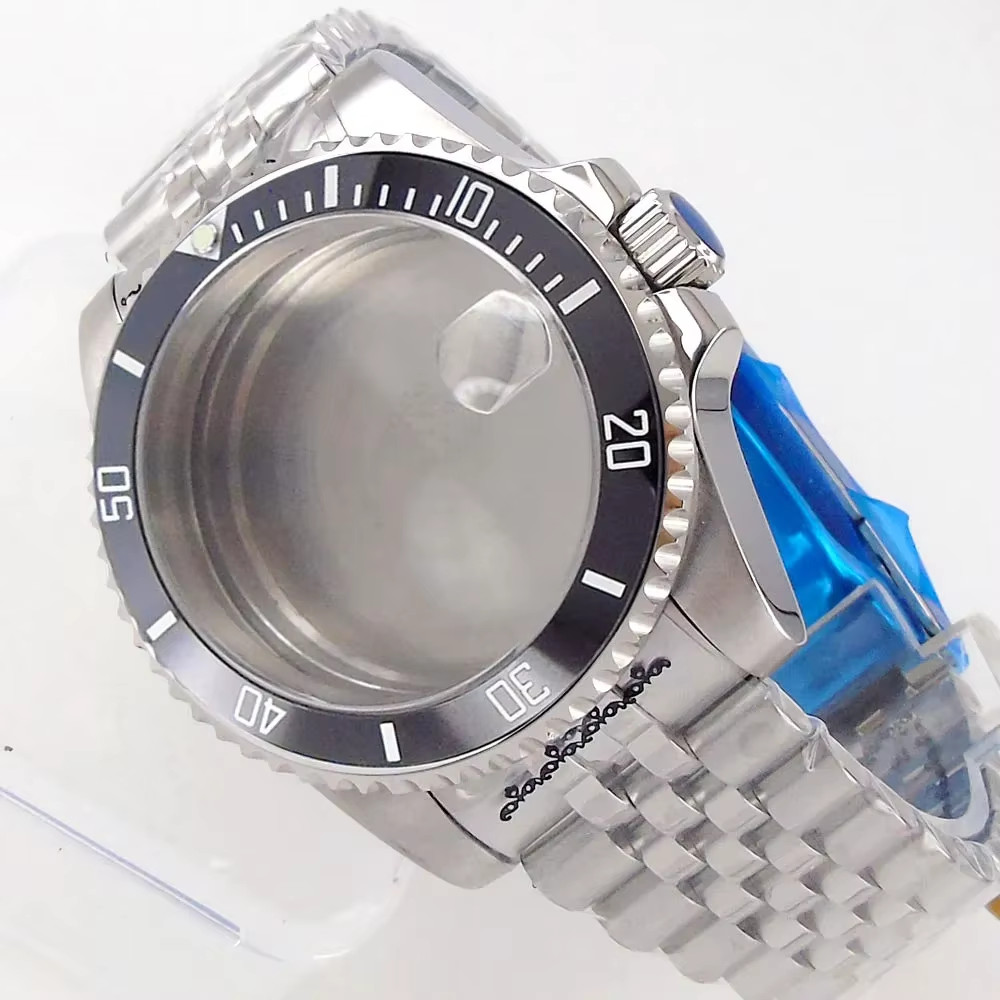 20ATM Dive Case 40Mm Fit NH35 NH36 NH34 GMT ETA 2824 PT5000 Steel Watch Case Jub