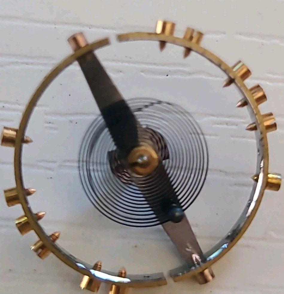 Bulova Watch Movement Balance Wheel Assembly