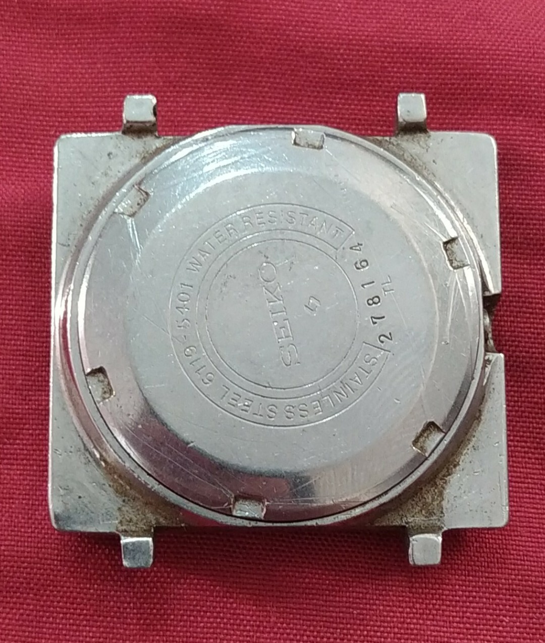 Vintage Original SEIKO 5 Automatic Date/Day TV Watch 6119-5401 – case+dial only
