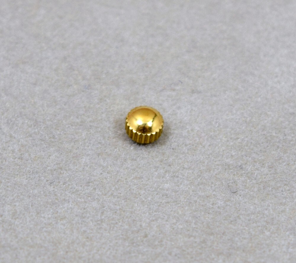 GUCCI 3 mm Gold-coated Stainless Steel Watch Crown Part 568080263