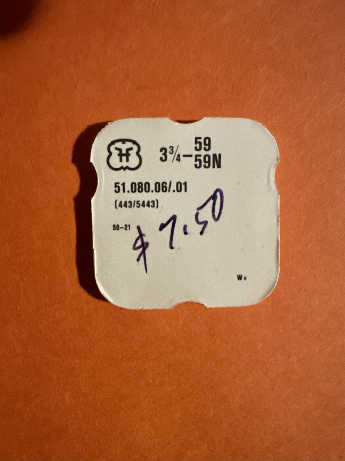 FHF 3 3/4 ” 59/59N Part 443/5443