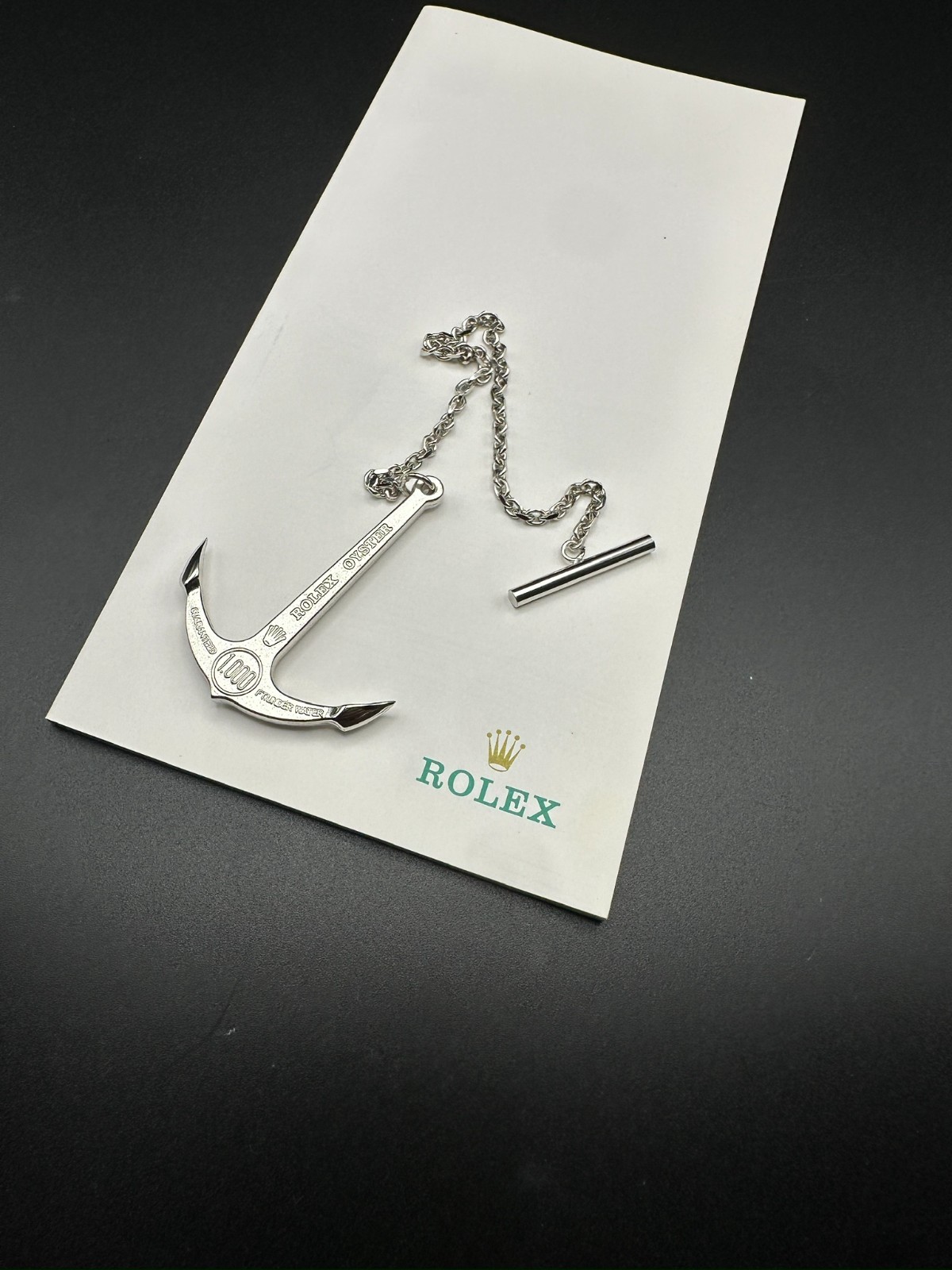 Genuine ROLEX Anchor 300 Meter 1000 FT Submariner 16613 14060 16610 NOS