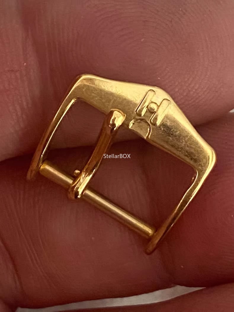 Hamilton Buckle 14mm, New 18k Gold Plated Original Vintage , only 5 available