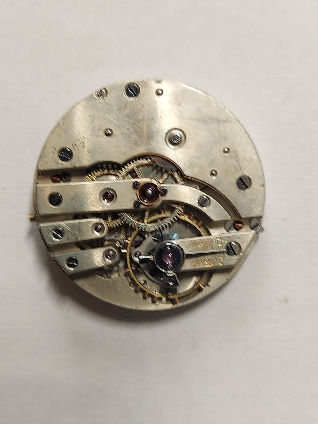 Unbrand Collectible High Grade Art Deco Enamel Dial Full Jewels P.W.MOVEMT Women