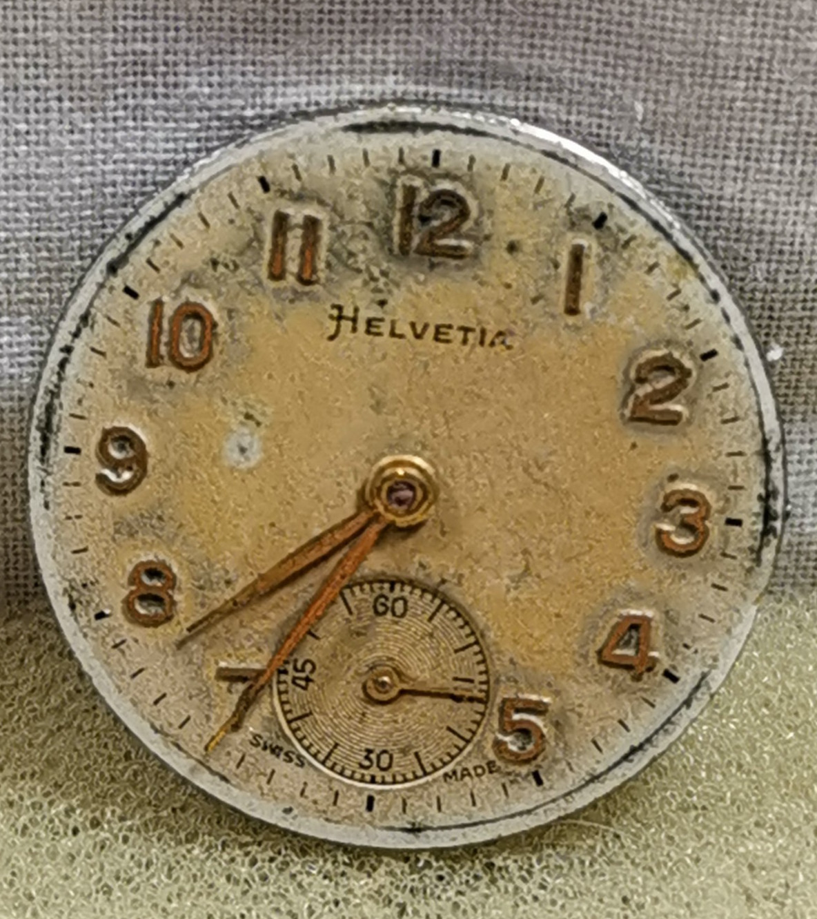 Helvetia 15J Cal. Helvetia 82C Swiss Wristwatch Movement Repair/Parts