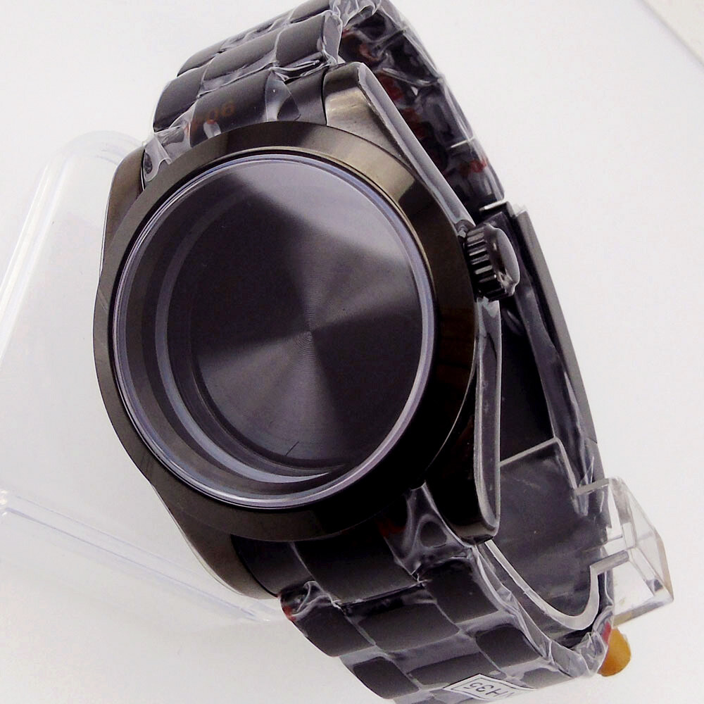 PVD Sapphire Watch Case 39mm/36mm Fit NH34 NH35 Miyota8215 DG2813 ETA2824 PT5000