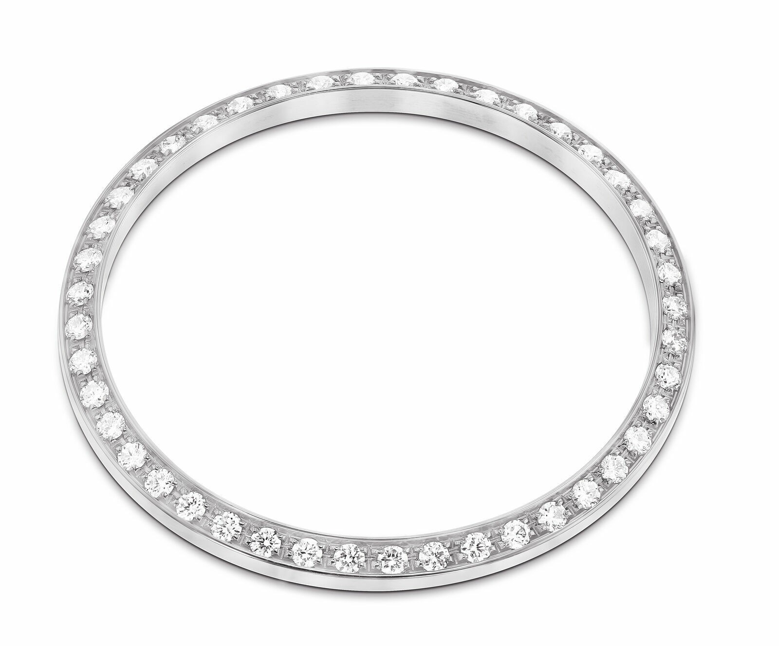 FULL SIZE 1CT BEAD NATURAL DIAMOND BEZEL 18KW ROLEX DAY DATE 18296 18366 18346