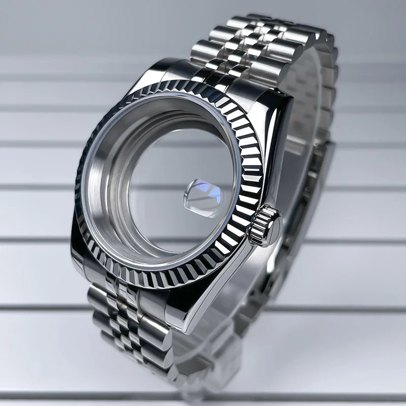 36mm/39mm NH35 Case Sapphire Glass DJ 28.5mm Dial Fit NH35 NH36 Watch Case