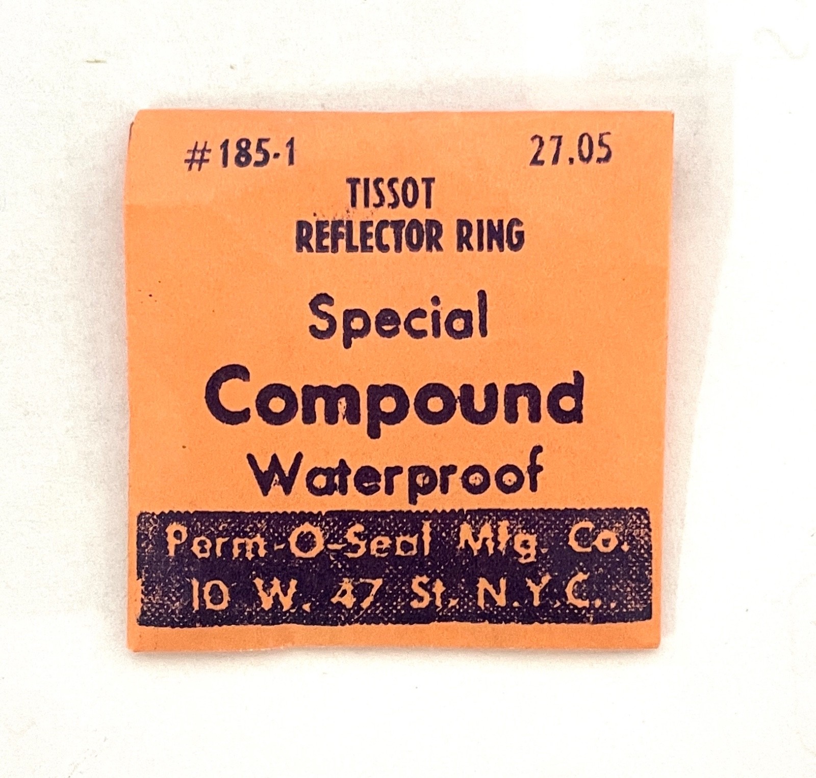 TISSOT Reflector Ring Special Compound Waterproof Acrylic Watch Crystal 27.05mm