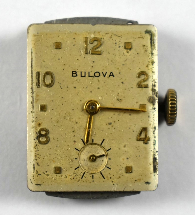 Vintage Bulova Manual Wind 21J 7AK Wrist Watch Movement lot.fg