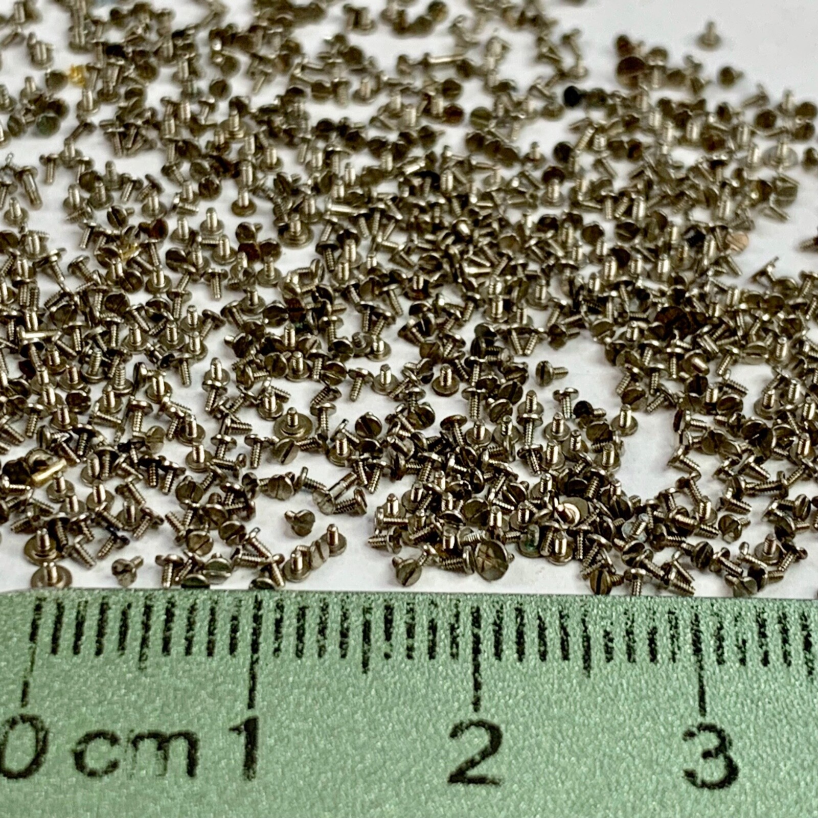 100 Watch Screws Tiny Steampunk Altered Art Parts Watchmaker Lot Repair Wrist B