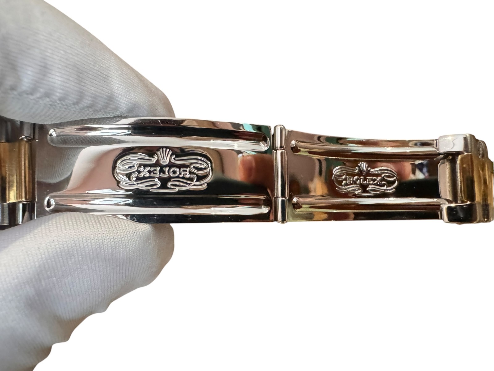Used 18Kt Steel/Gold Oyster Bracelet for Rolex (code 78393A) Steel Gold