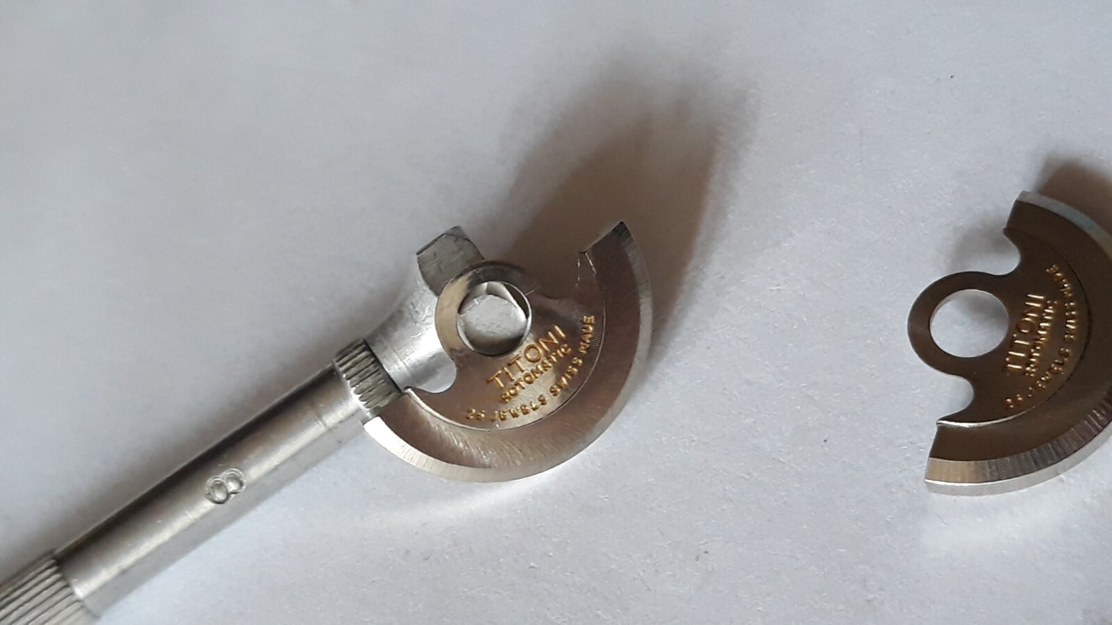 VINTAGE Rotor-Oscillating weight TITONI 25 jewels ETA rotomatic swiss movment