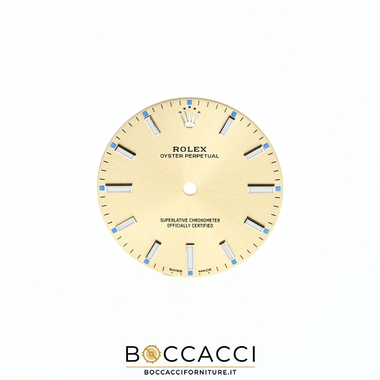 ROLEX Champagne dial for OYSTER Perpetual 34 Ref. 114200 Calib: 3130 (OT…