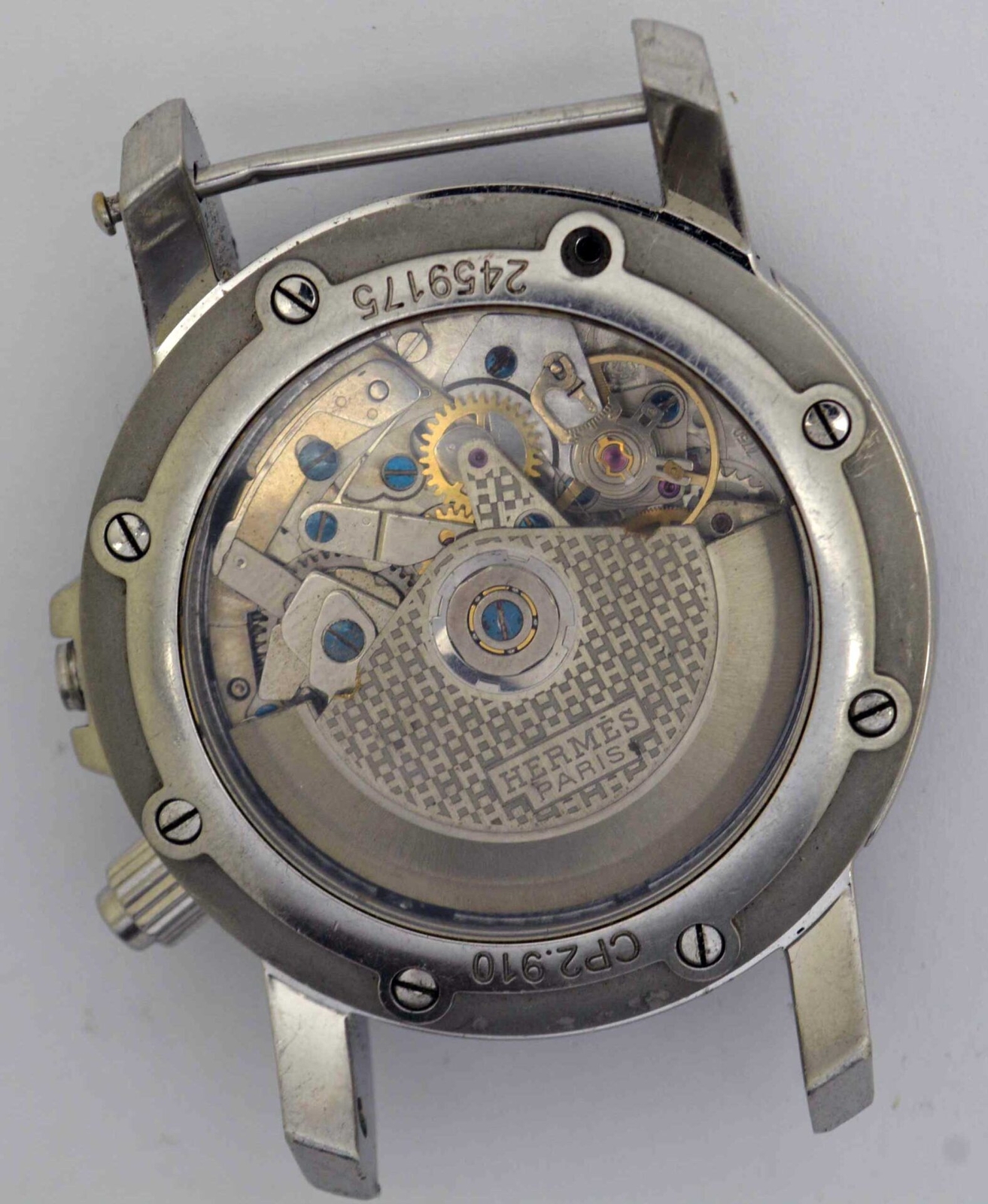 HERMES CLIPPER DIVER Steel Chronograph. Ref: CP2.910. Cal: 102527. For Repairs
