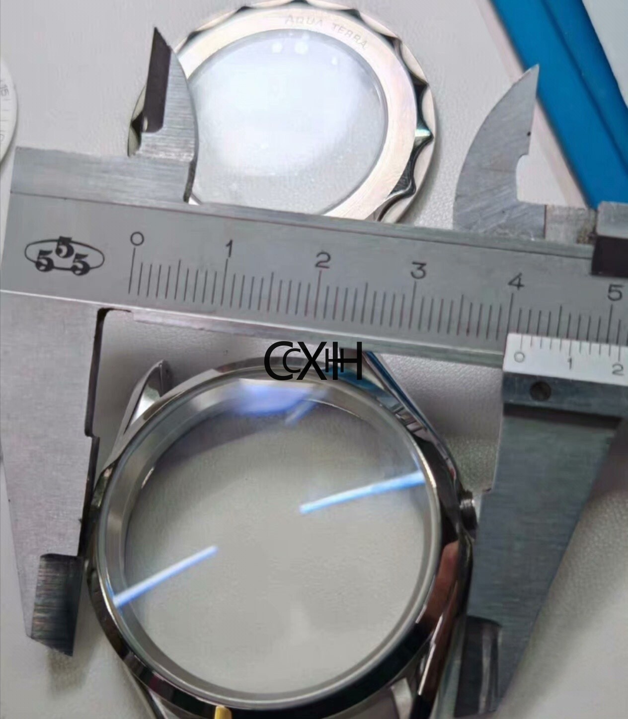 41MM Stainless Steel Watch Case With Band Kit for Aqua Terra 8215 8200