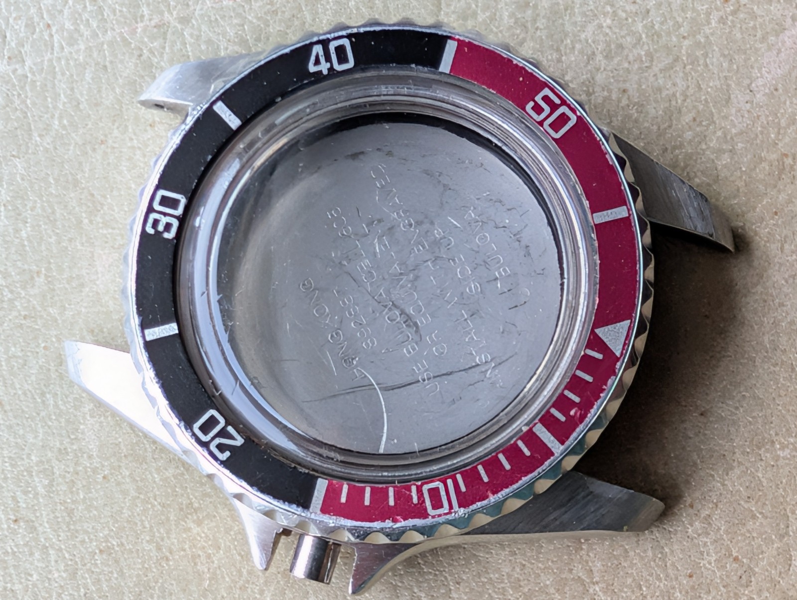 Vintage 1980 Bulova Caravelle Quartz ‘892887’ Diver CASE/BEZEL/INSERT/CRYSTAL