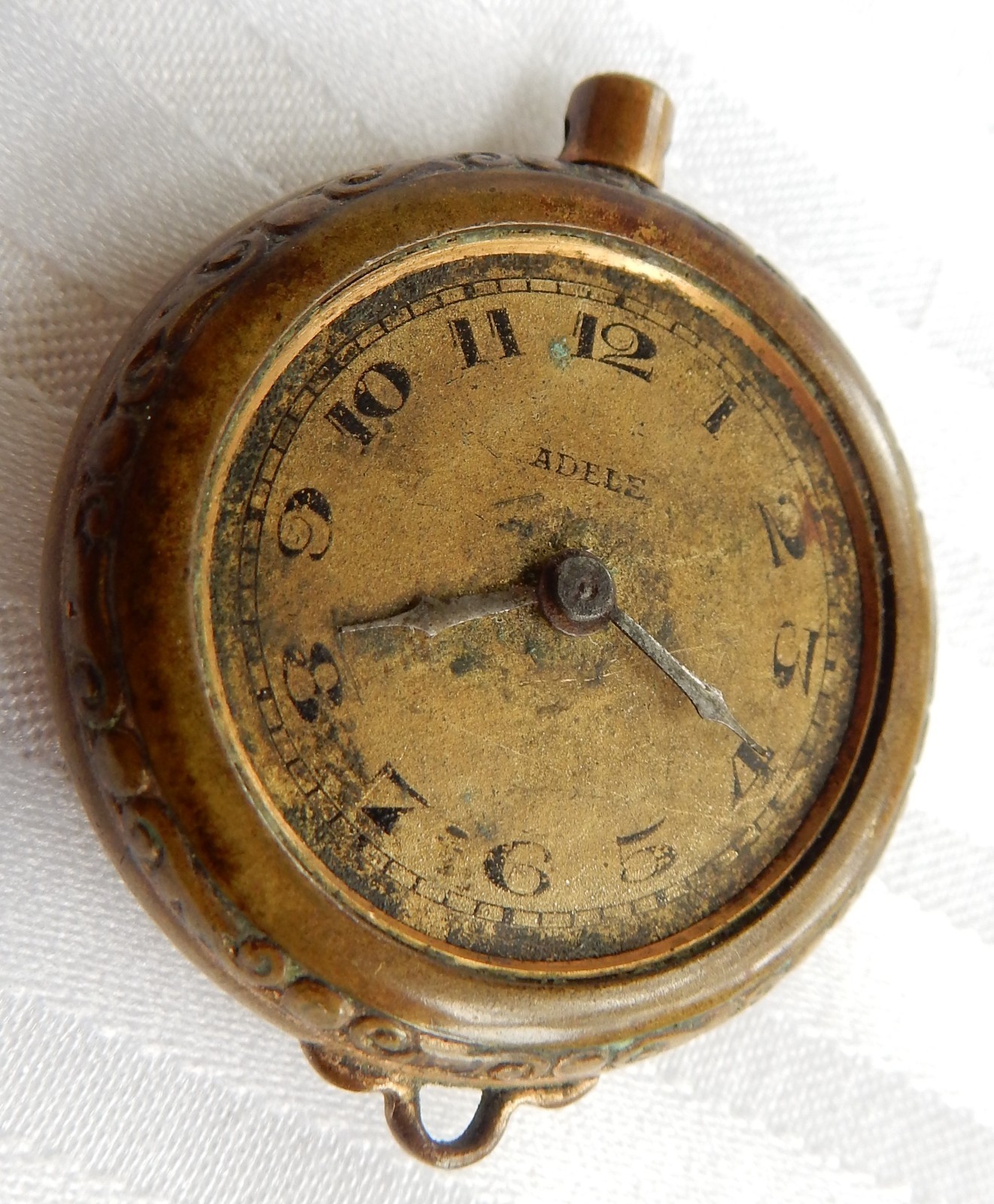 Vintage Swiss Flambeau Watch Co. Adele Ladies Pendant Pocket Watch for Parts