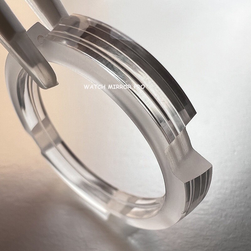 Watch Sapphire Crystal Case Middle Frame for Omega De Ville 431.33.41 40.7mm-